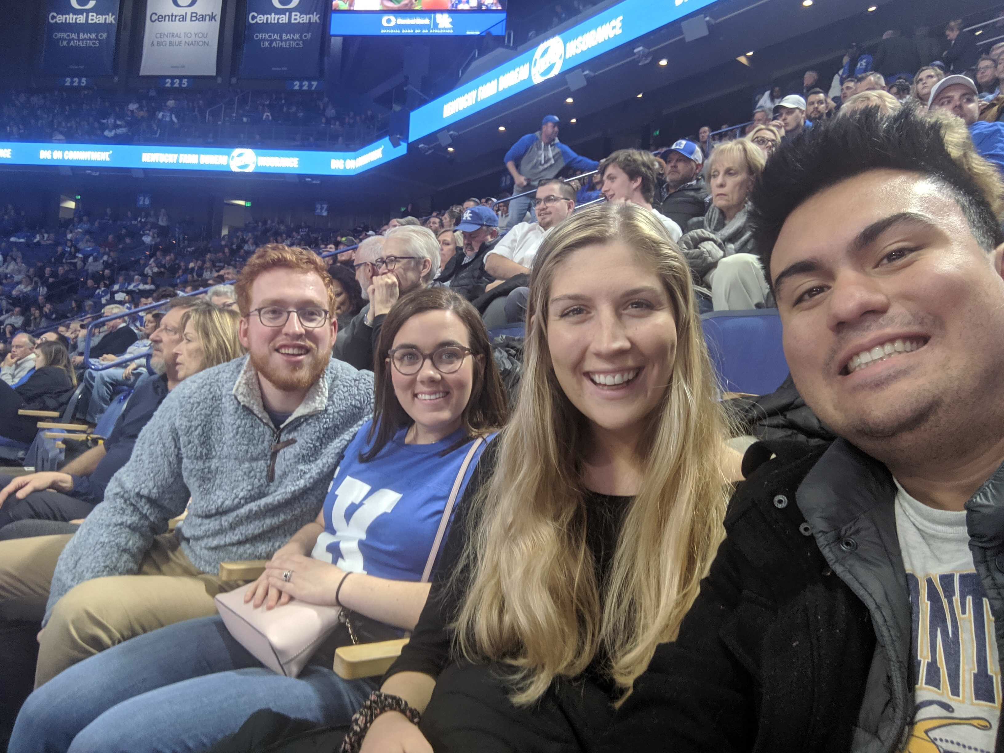 Group selfie at the UK game
